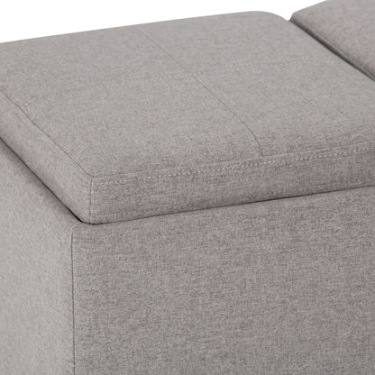 Avalon - Upholstered Storage Ottoman Simpli-Home