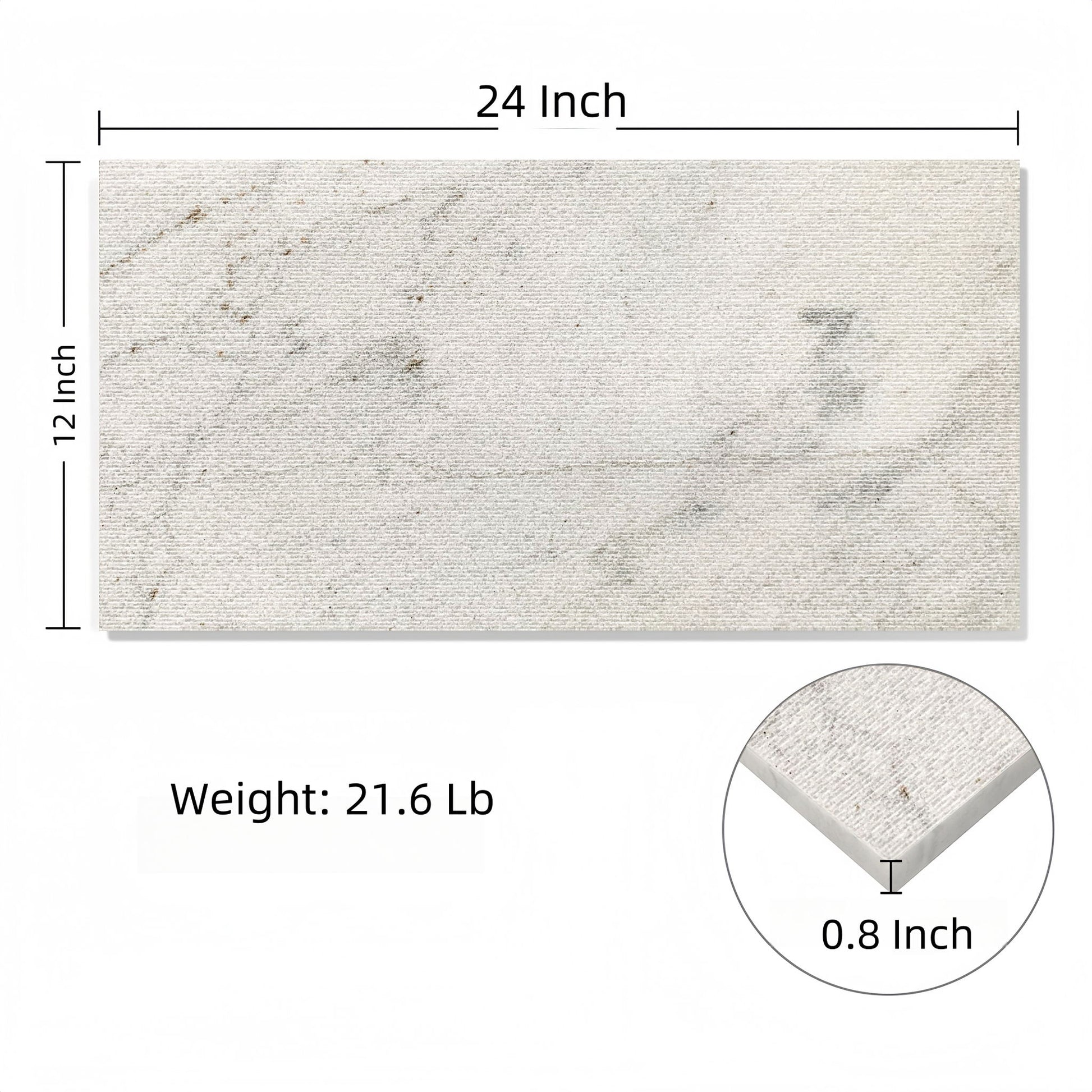 Textured Finished, 3D Tiles For Wall Decoration (Set of 4) Daily Nest