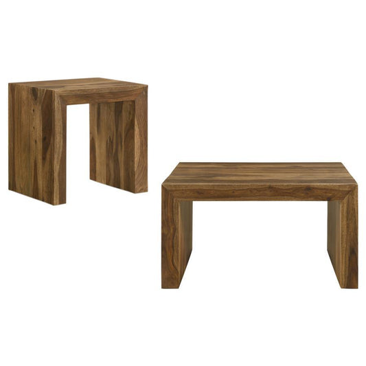 Odilia - Solid Wood Coffee And End Table Set Coaster Fine Furniture