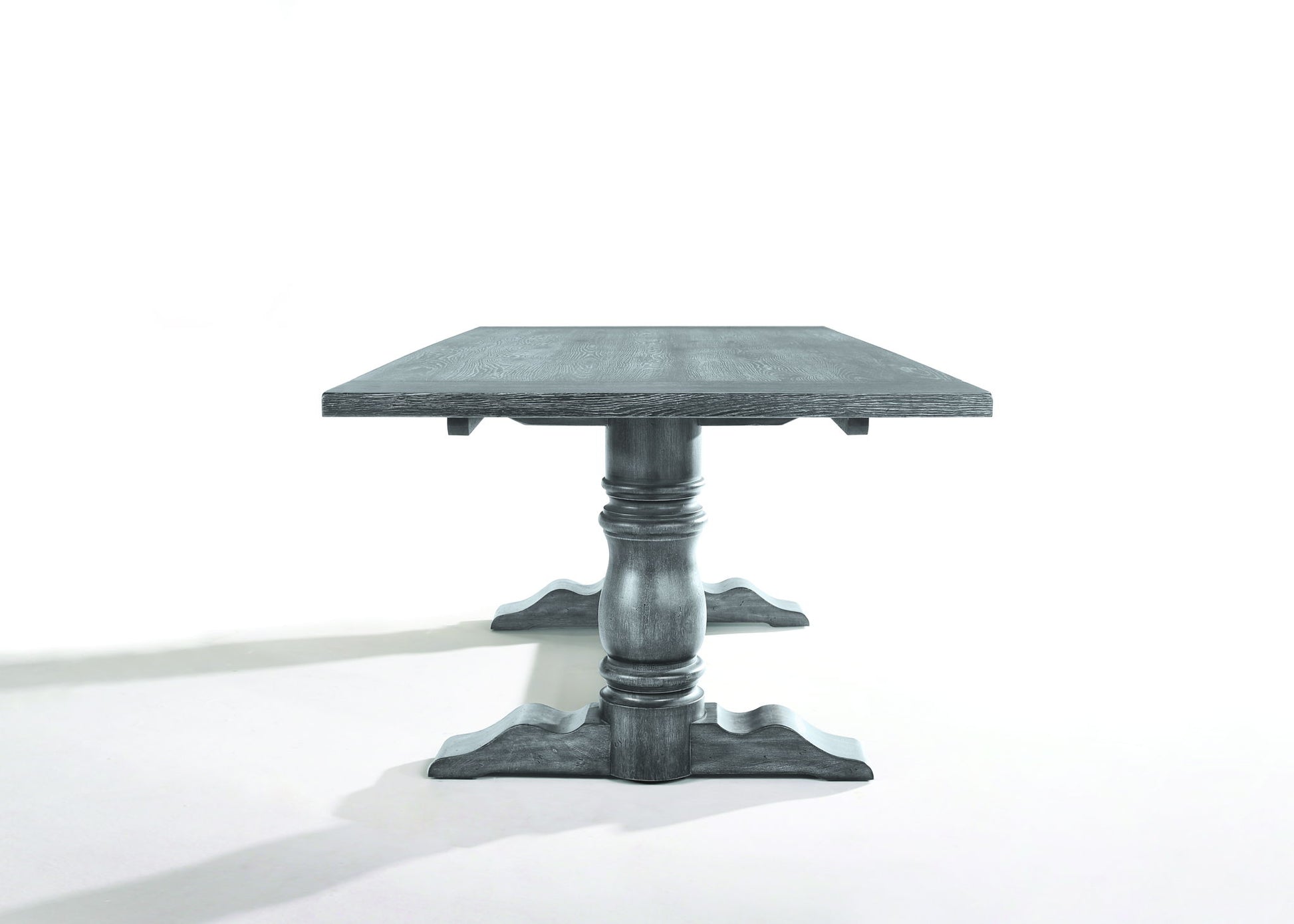Leventis - Dining Table - Weathered Gray Acme
