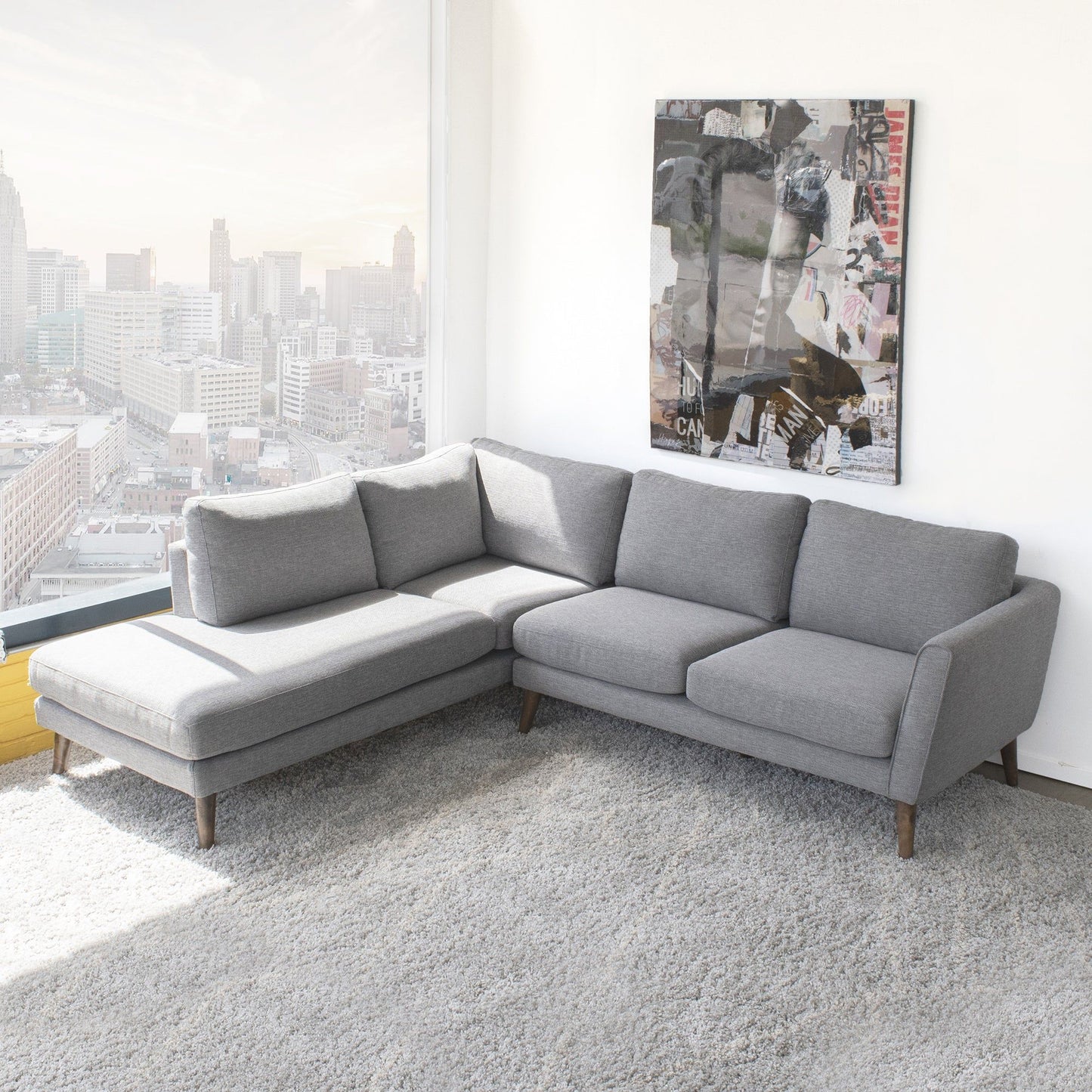 Benson - Sectional Sofa With Chaise Ashcroft Furniture