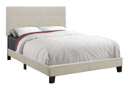 Bed, Upholstered, Frame Only, Transitional 8th Street