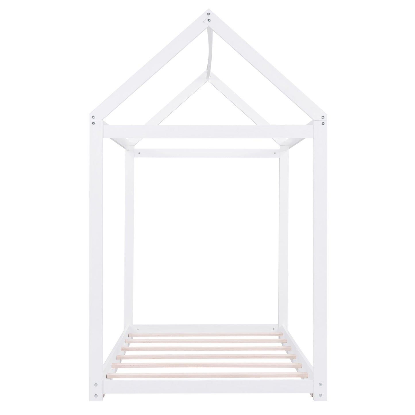 Wooden House Shaped Bed Hearth and Haven