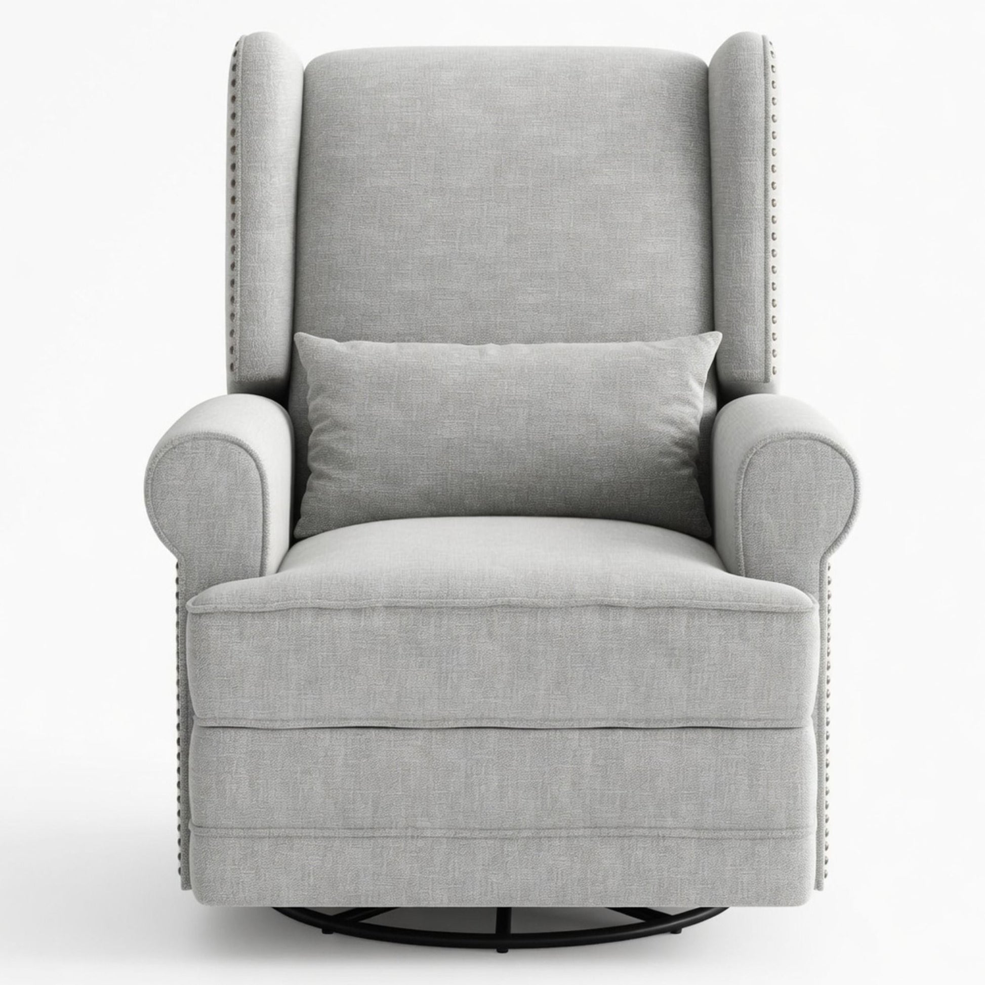 Extra Wide Swivel Recliner Glider Chair With Footrest Home Essentials