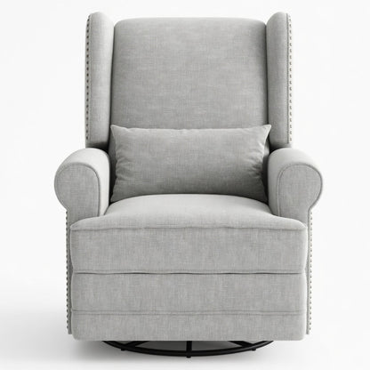 Extra Wide Swivel Recliner Glider Chair With Footrest Home Essentials