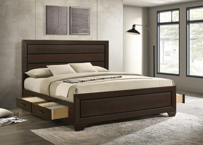 Kauffman - Wood Storage Panel Bed CoasterEveryday