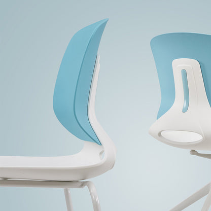 Ergonomic Backrest Stacking Chairs (Set of 4) Home Essentials