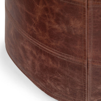 Connor - Handcrafted Round Pouf Simpli-Home