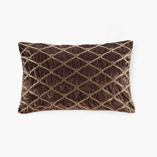 Aumont - Oblong Decor Pillow - Brown