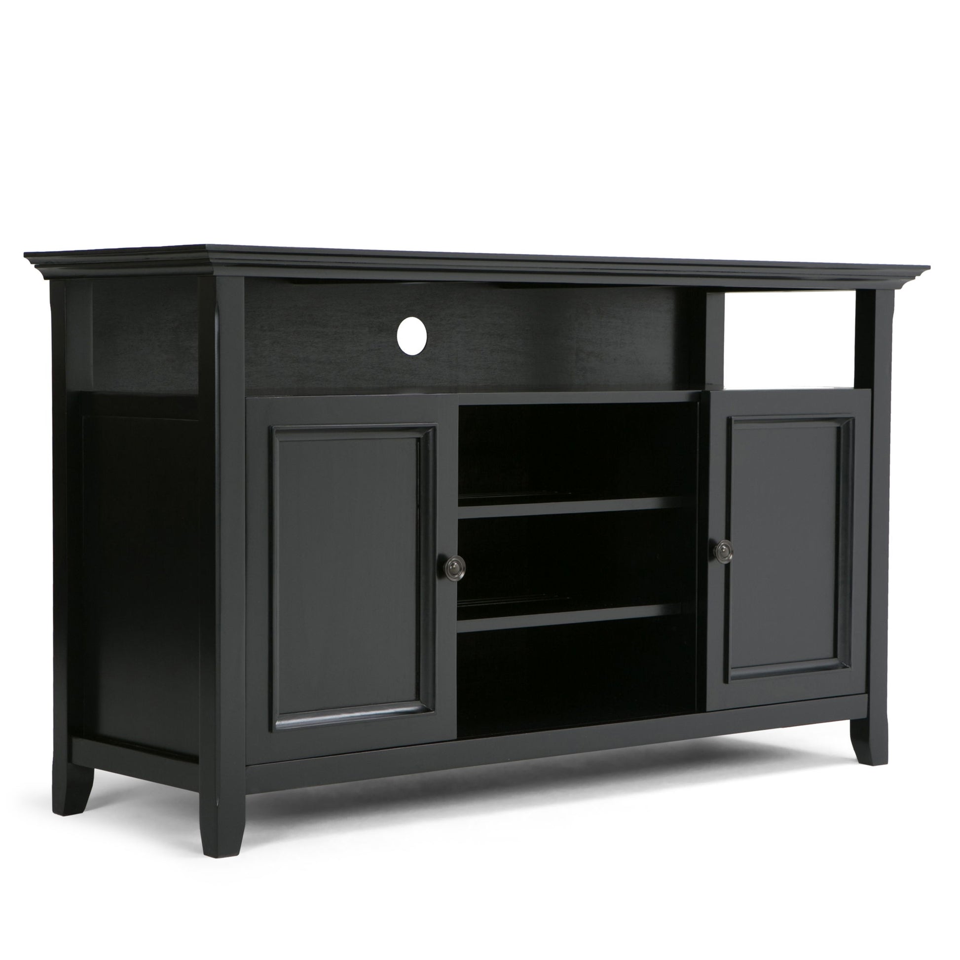 Amherst - TV Media Stand, Handcrafted Simpli-Home
