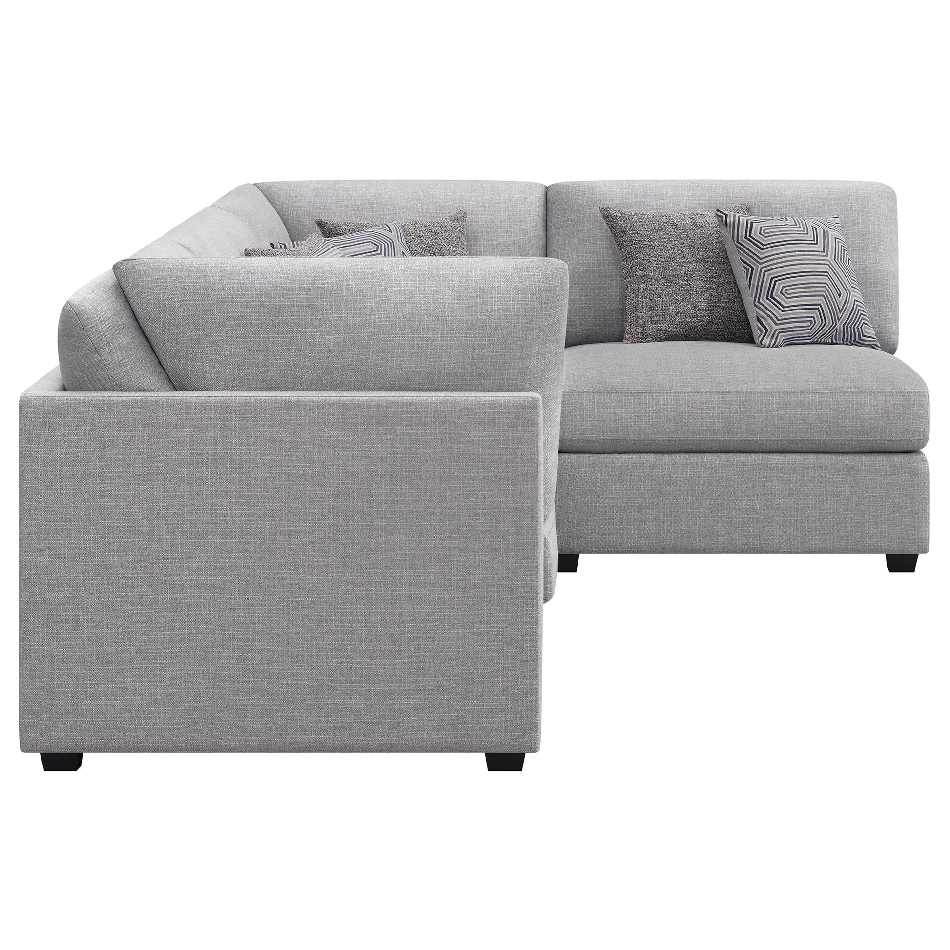 Lafayette - Modular Upholstered Sectional Sofa - Gray Furniture Max