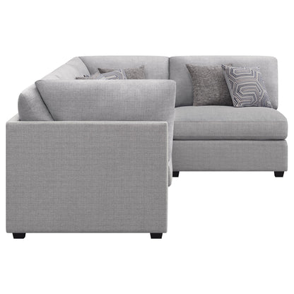 Lafayette - Modular Upholstered Sectional Sofa - Gray Furniture Max