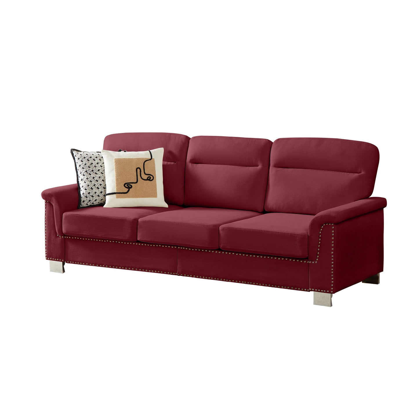3 Seater Elegant Stationary Sofa Home Essentials