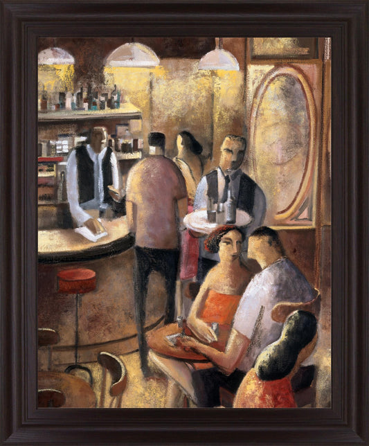 Evening Rendezvous - 28" x 34" Framed Wall Art Classy Art