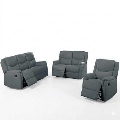 Modern Style Living Room Set, Manual Motion Home Essentials