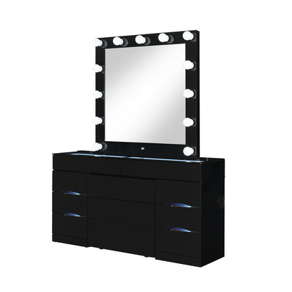Elisa - Vanity Set With Stool And LED Bulbs Global Furniture USA