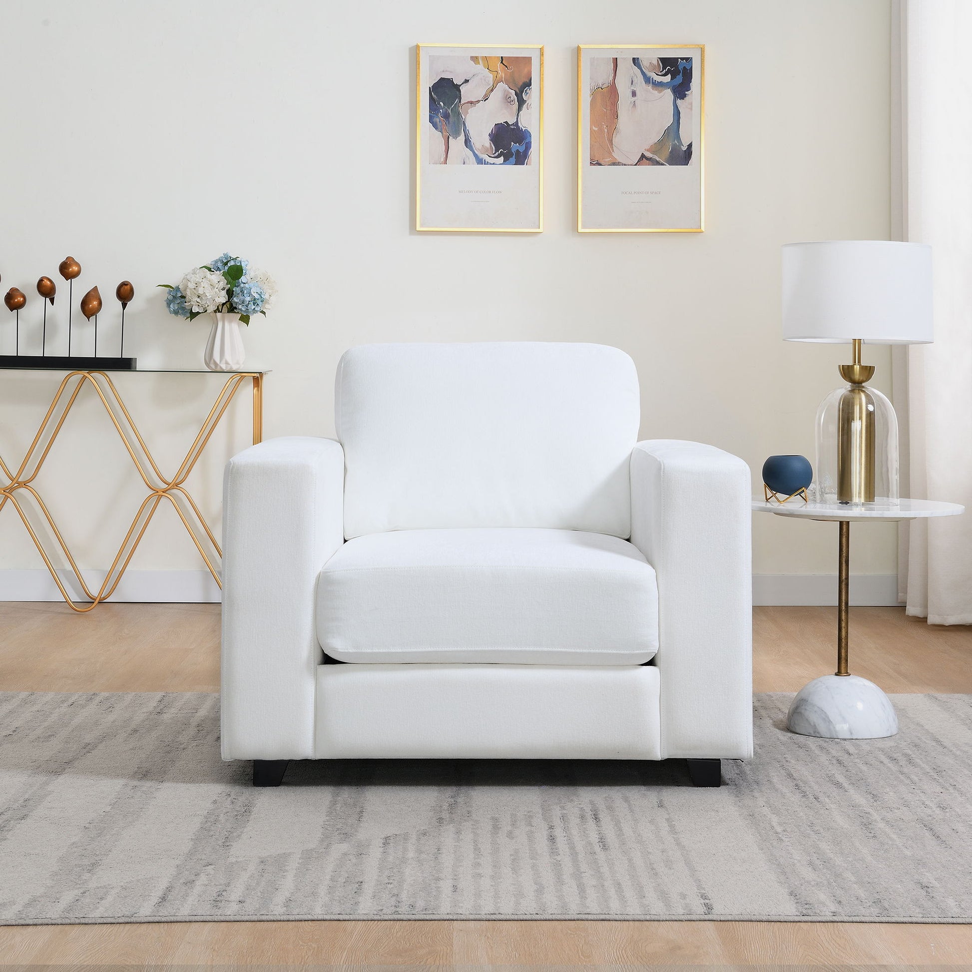 Oversized Accent Chair With Widen Arm For Living Room Home Essentials