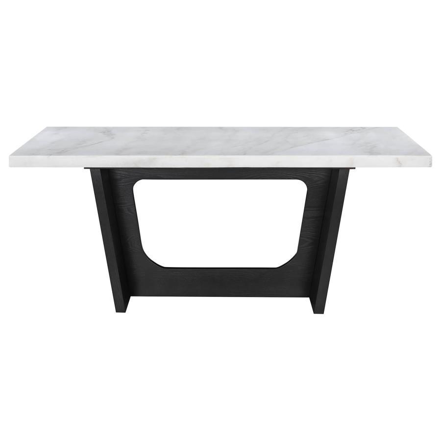 Sherry - Rectangular Marble Top Dining Table Set CoasterElevations