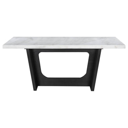 Sherry - Rectangular Marble Top Dining Table Set CoasterElevations