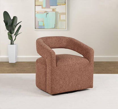 Westhill - Boucle Upholstered Swivel Accent Chair Coaster Fine Furniture
