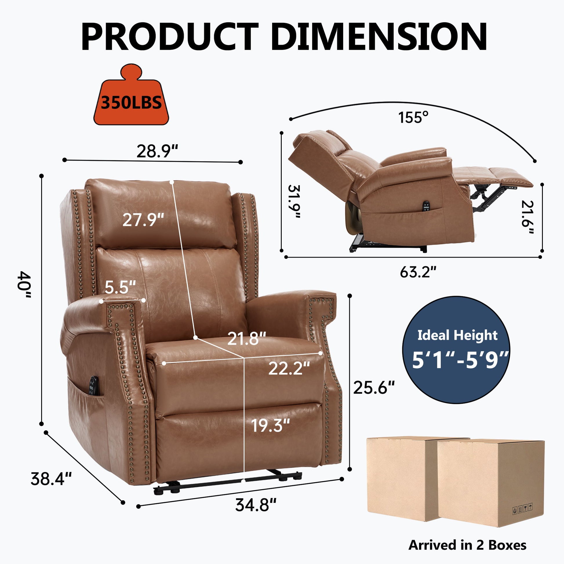 Manual Recliner Chair  With Heavy Duty Motion Mechanism, 8 Vibrating Nodes And 3 Massage Modes For Living Room Home Essentials