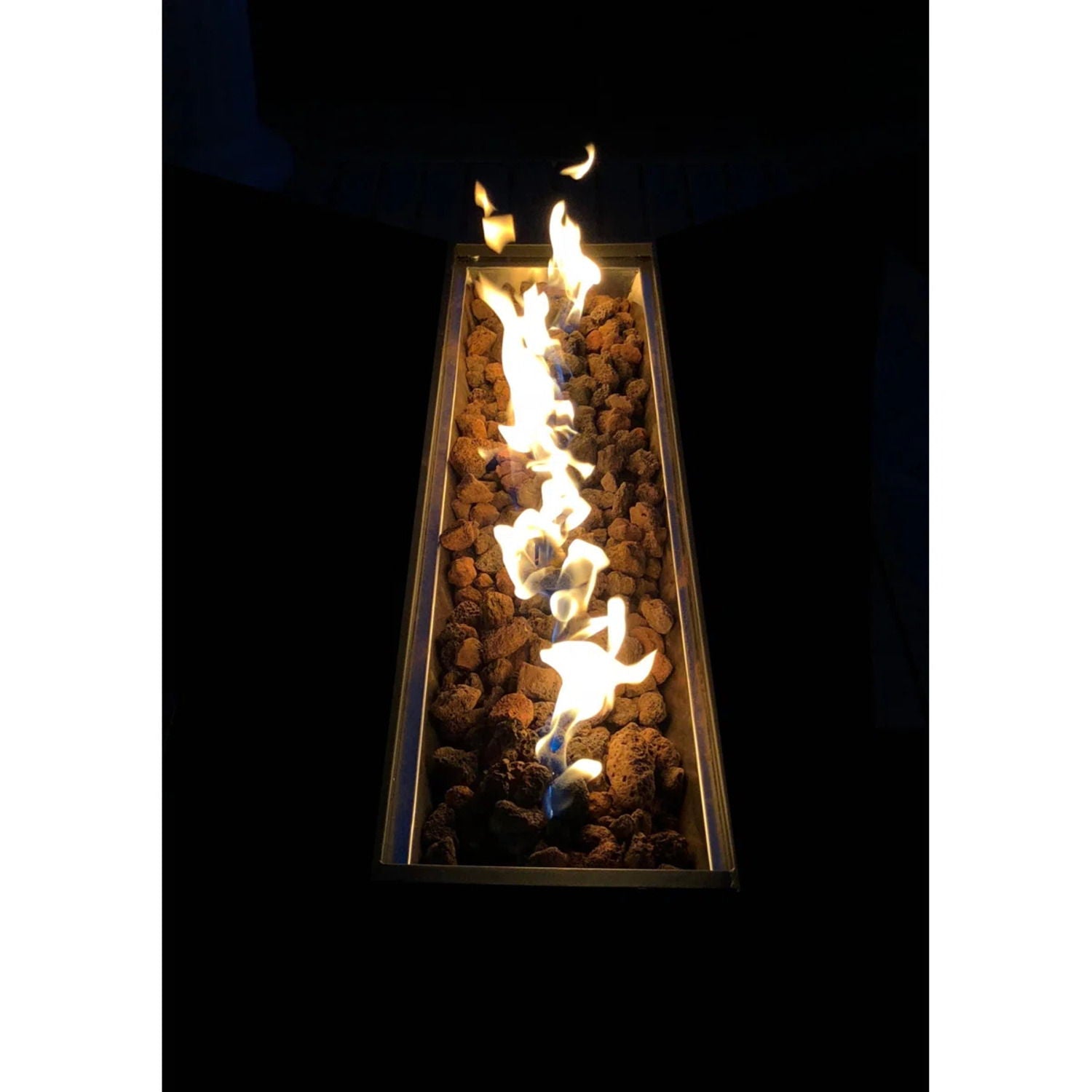 Propane / Gas Outdoor Fire Pit Table With Lid LSI Patio Furniture