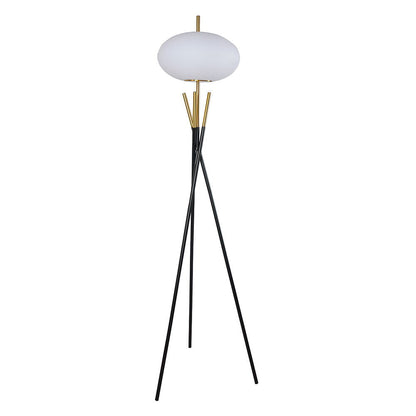 Floor Lamp - Black / Gold Crown Mark