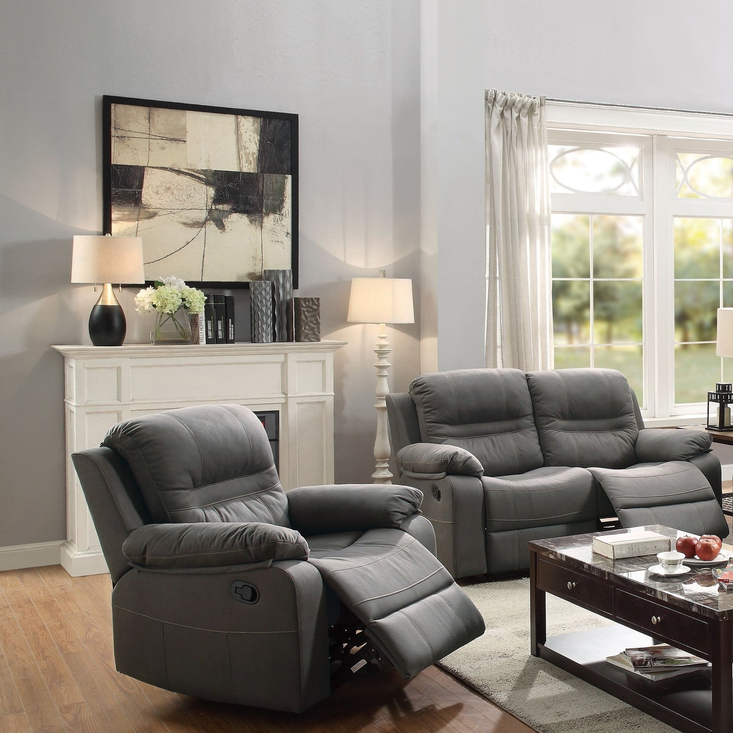 Modern Style Living Room Set With Pillow Arms Home Essentials
