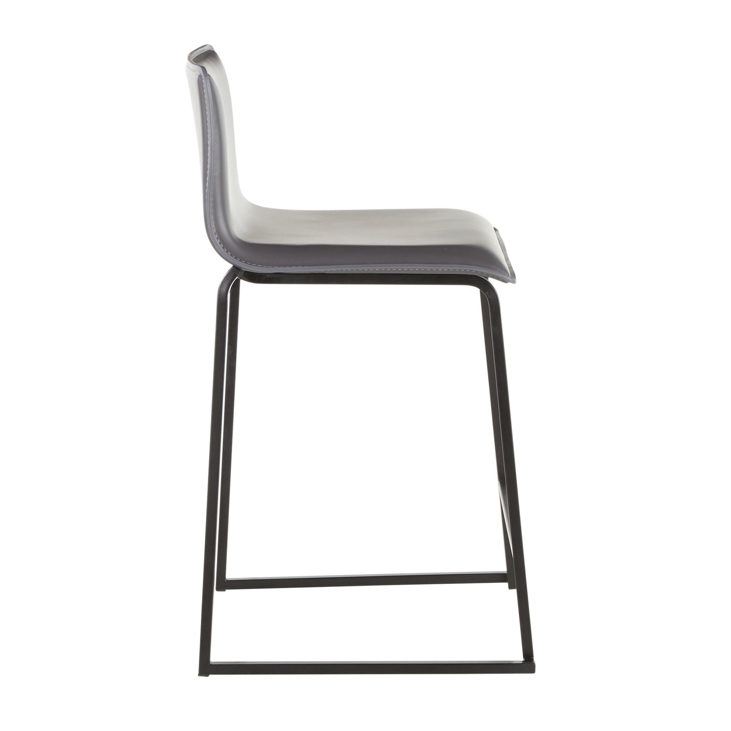 Mara - Upholstered Contemporary Counter Stool (Set of 2) Lumi Source
