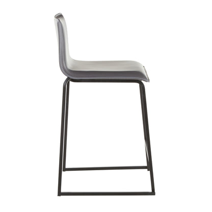 Mara - Upholstered Contemporary Counter Stool (Set of 2) Lumi Source