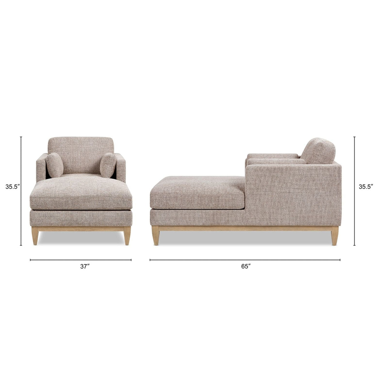 Knox - Chaise Lounge Chair Jennifer Taylor Home