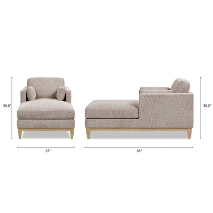 Knox - Chaise Lounge Chair Jennifer Taylor Home