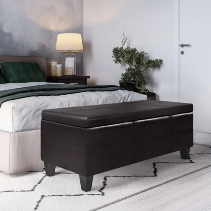 Afton - Large Storage Ottoman Bench Simpli-Home