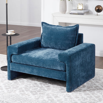 Upholstered Accent Chair With Wide Armrests And Ergonomic Back Support Noble House