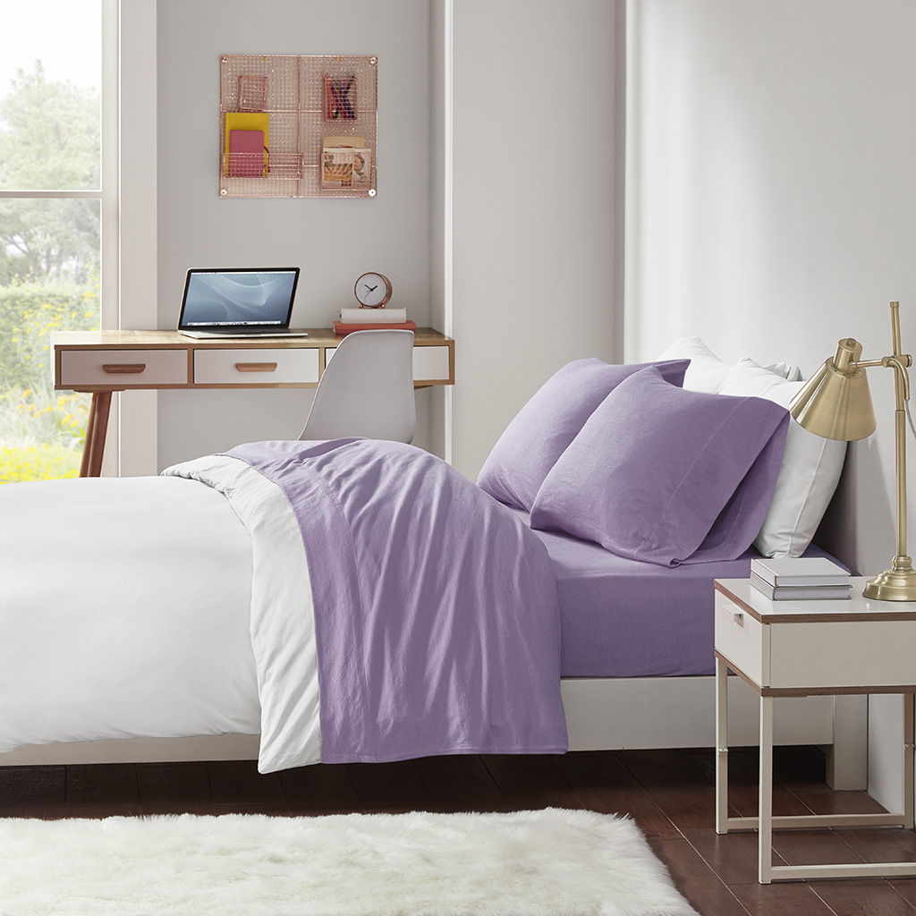 Twin Long All Season Sheet Set - Purple