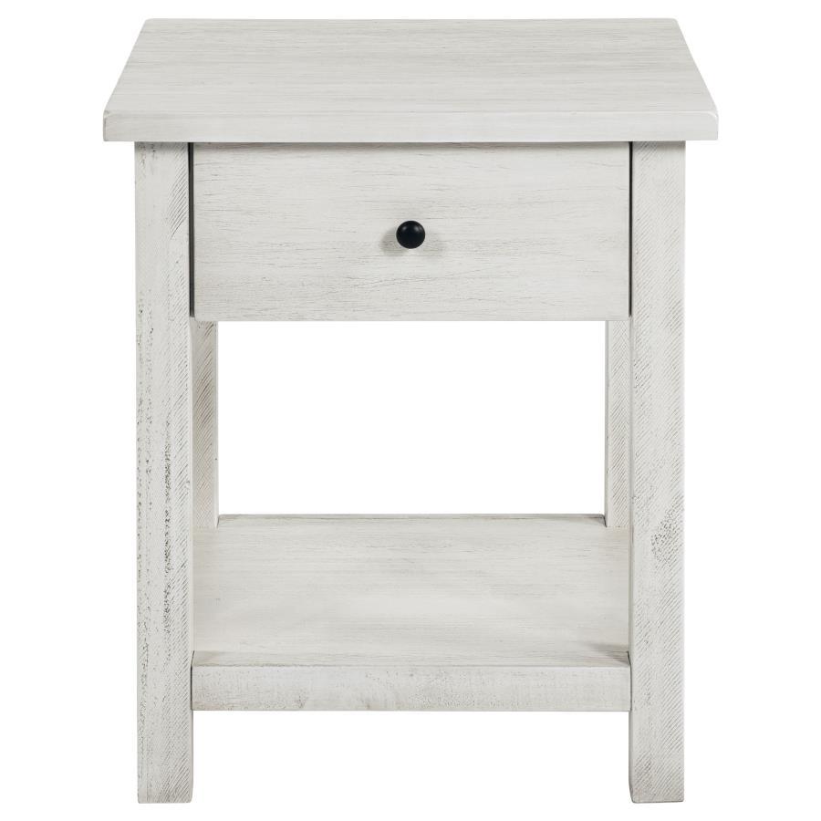 Payne - 1 Drawers Wood End Table with Shelf Coaster Fine Furniture
