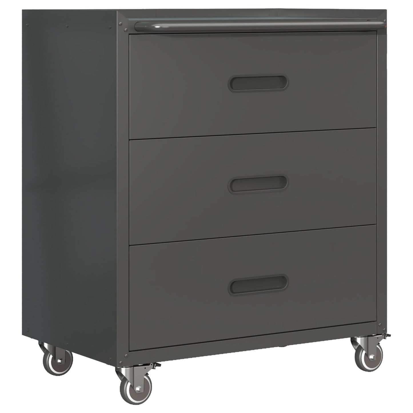 Heavy Duty Metal Storage Cabinet With Wheels 3 Drawer Tool Cabinet For Garage, Office, And Home Organizer Solutions Daily Nest