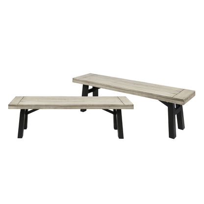 Bettina - Dining Set 3 Pieces - Gray Noble House