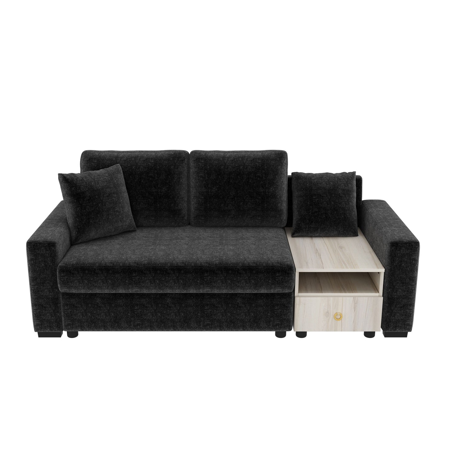 Modular Sofa Couch With Storage Armrest And Center Console Noble House