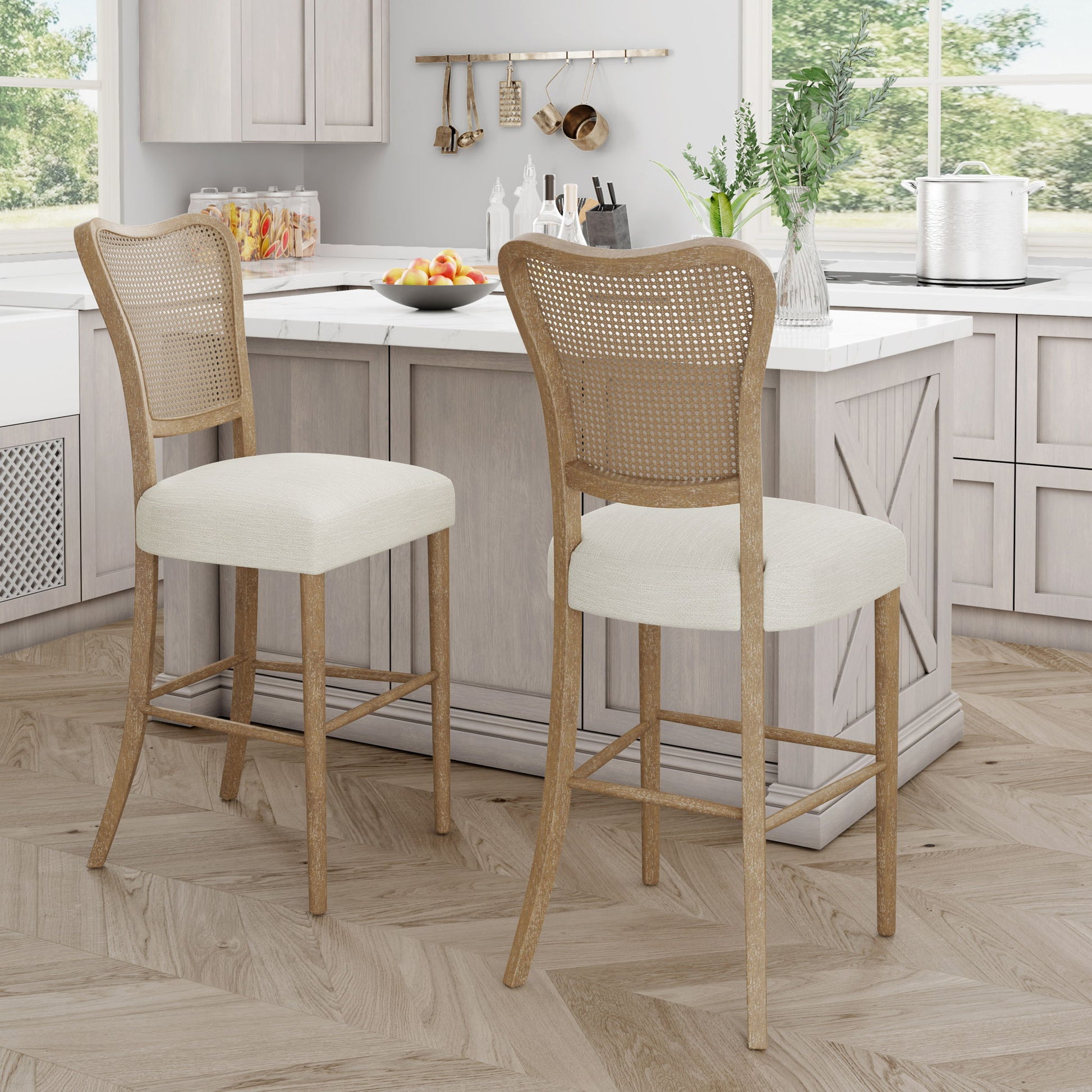 Barstool (Set of 2) - Dark Brown Noble House