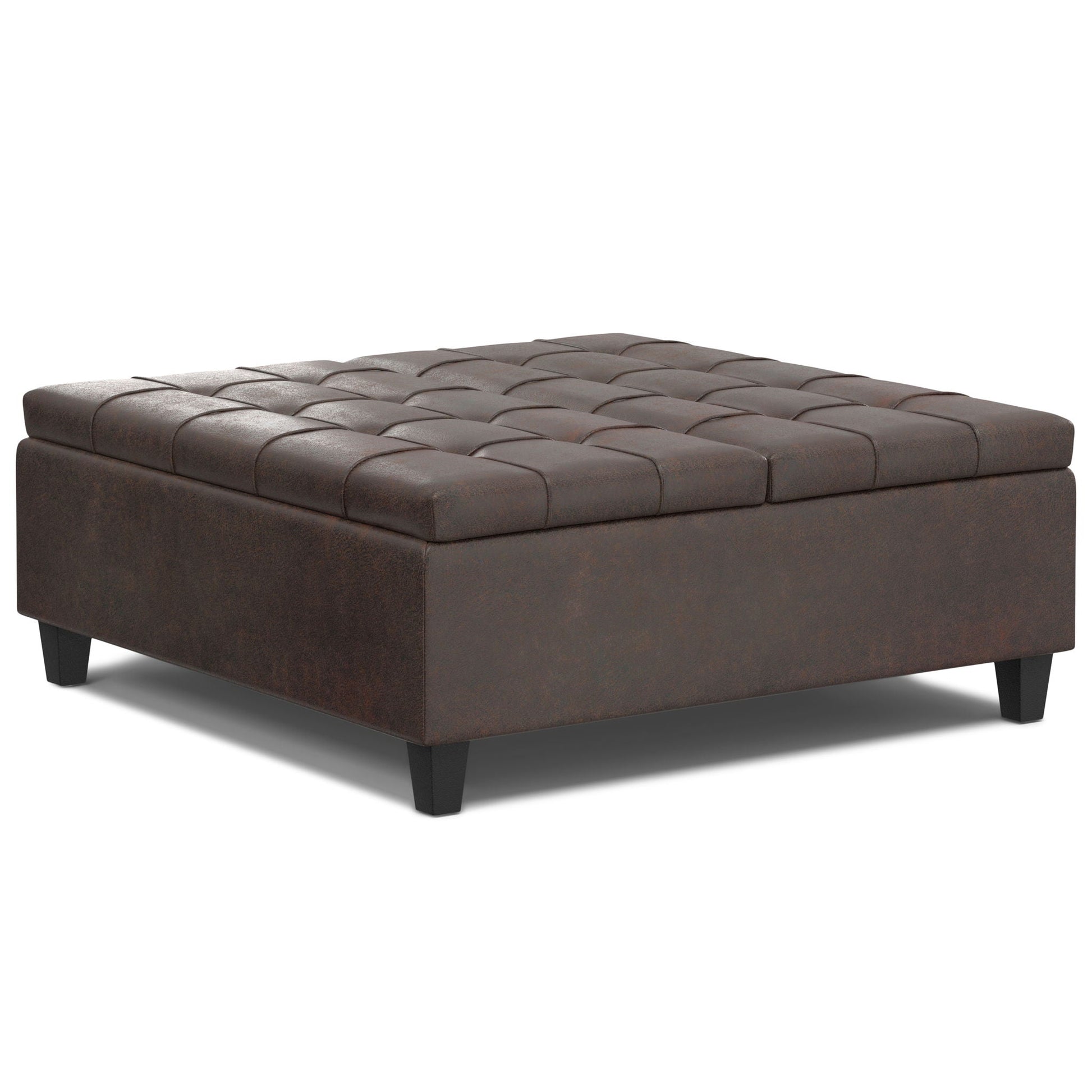 Harrison - Large Coffee Table Storage Ottoman Simpli-Home