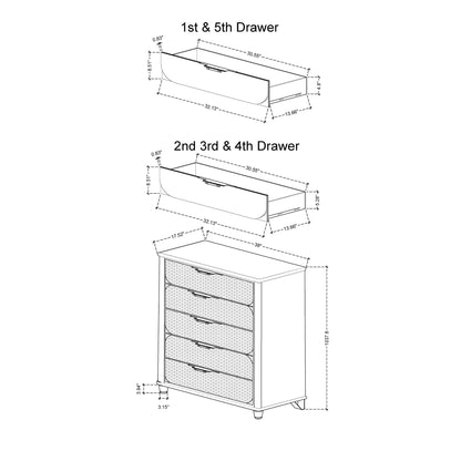 Laura - Chest And Bun Feet - Silver Global Furniture USA