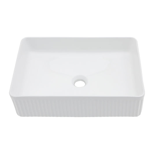Modern Ceramic Rectangular Vessel Bathroom Sink Daily Nest