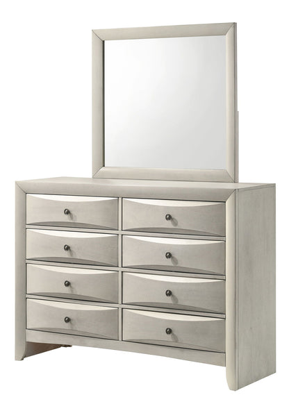 Emily - Dresser 8 Drawers - White Crown Mark