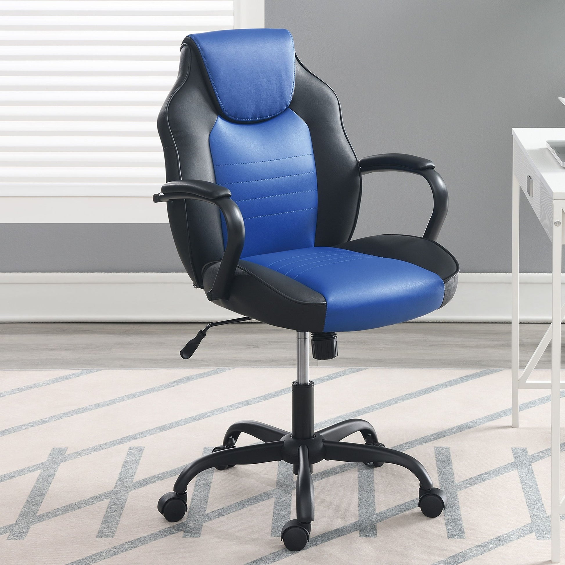 Gaming And Office Chair With Padded Arms, Adjustable Height Home Essentials