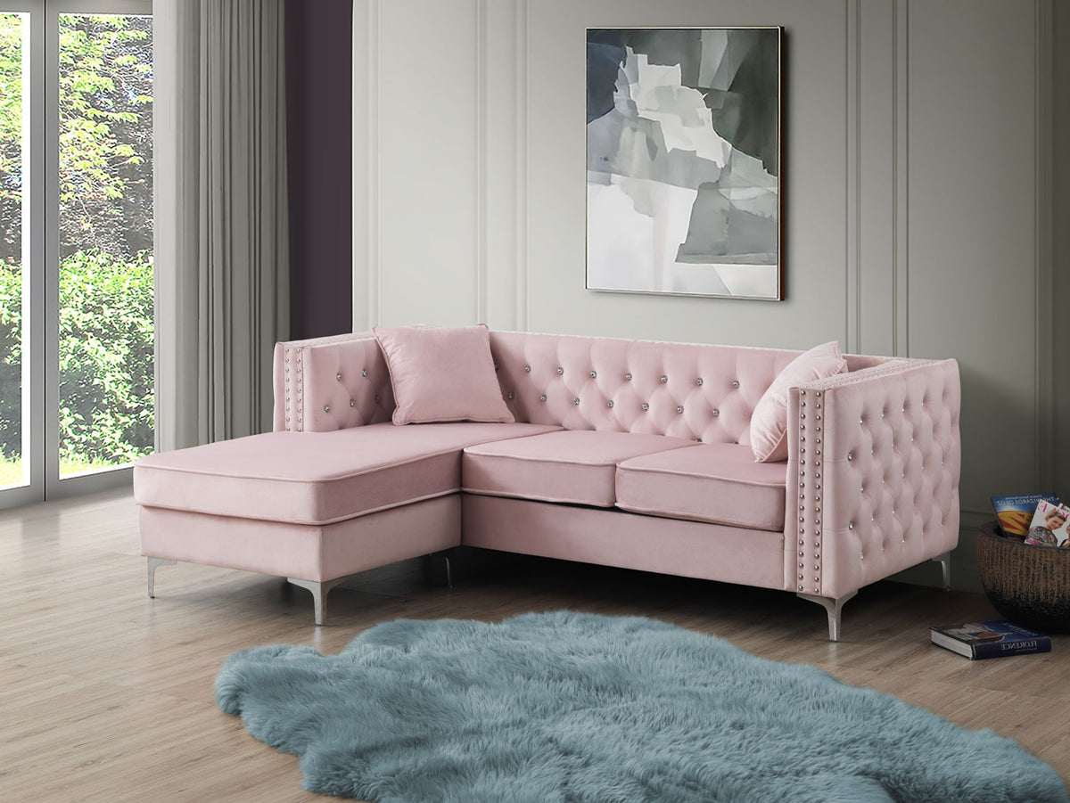 Paige - Sofa Chaise Glory Furniture