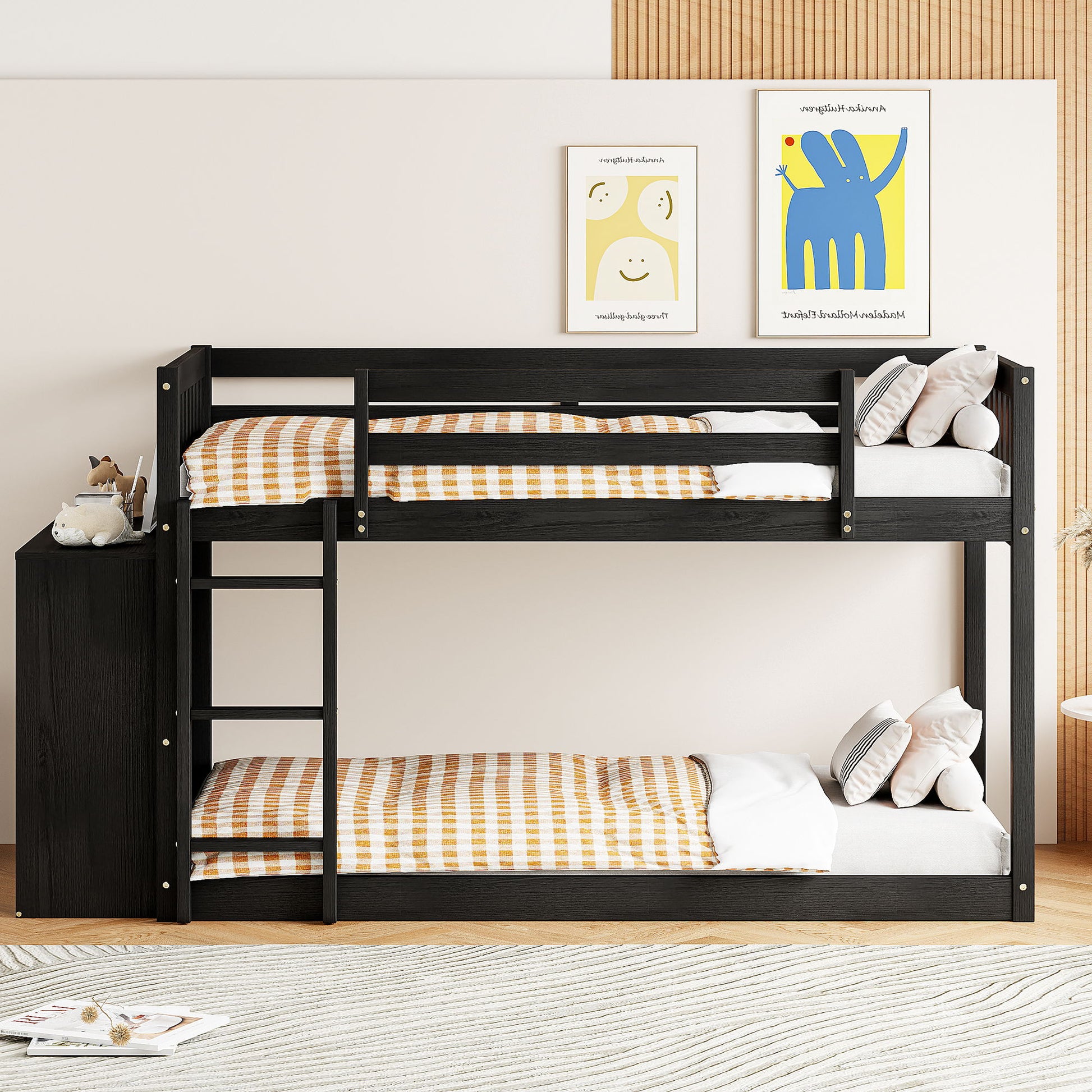 Bunk Bed With 4 Drawers And 3 Shelves DreamHaus