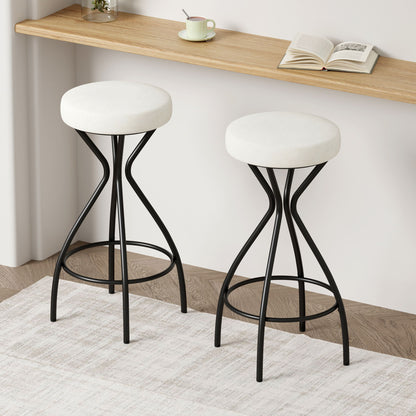 Modern Backless Bar Stools For Kitchen Island (Set of 2) Home Essentials