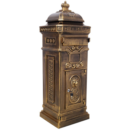 Mailboxs Residential Large-Capacity Letter Box, Rainproof Postbox Statue Daily Nest