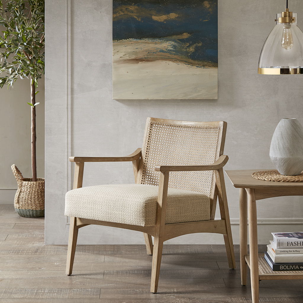 Kelly - Accent Chair - Light Brown